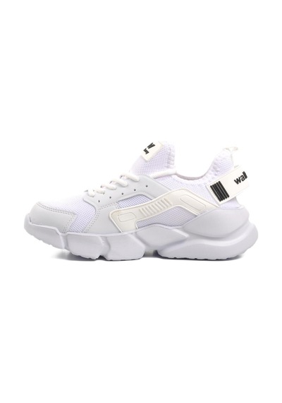 Walkway Hura Beyaz Fileli Hafif Unisex Spor Ayakkabı 001