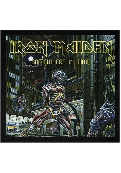 Beam Iron Maiden Somewhere İn Time Albüm Arma Peç Patch Yama Çok Renkli