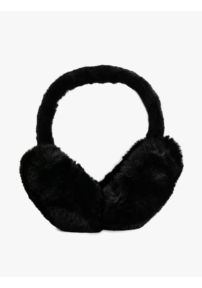 Koton Peluş Kulaklık Siyah 4wak50166aa Siyah
