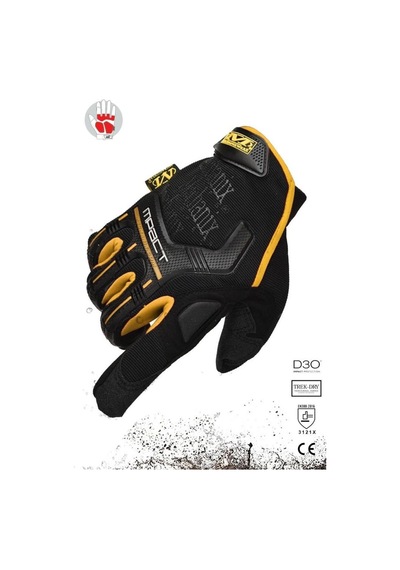 Mechanıx Sarı Eldiven Sarı Taktikal, Iş Güvenliği, Asker, Polis, Motosiklet Dayanıklı Xl