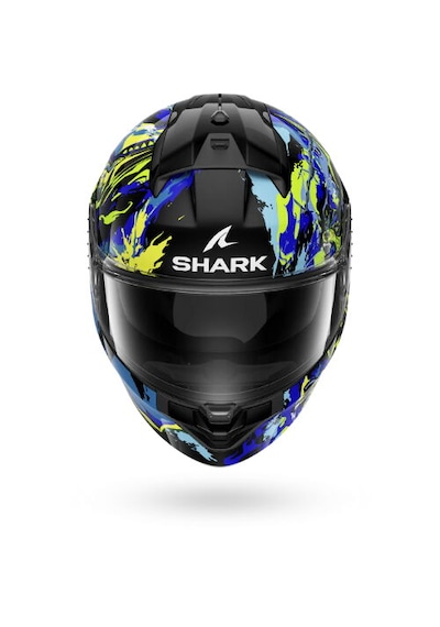 Shark Rıdıll 2 Ragıng Beast Kapalı Kask Siyah Sarı Mavi