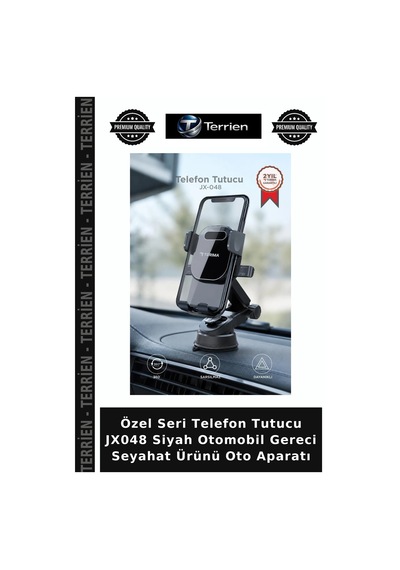 Özel Seri Telefon Tutucu Jx048 Siyah Otomobil Gereci Seyahat Ürünü Oto Aparatı