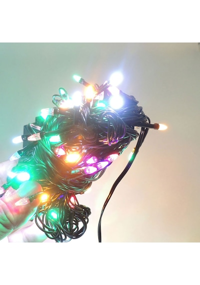 İç Mekan Led Aydınlatma Rgb Animasyonlu Siyah Kablo 10m İp Yılba