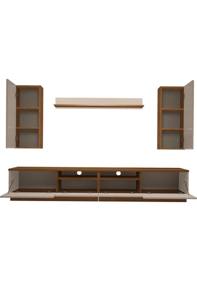 Decoraktiv Trendstyle 5220ds Slm Tv Ünitesi Tv Sehpası Ceviz - Beyaz