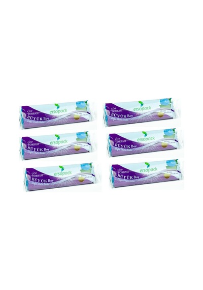Evsel Büyük Boy Çöp Torbası 65x80 Cm 10x6 Adet