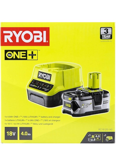Ryobi Rc18120-140 18V Akü + Şarj Cihazı Paketi - 4.0 N11.249