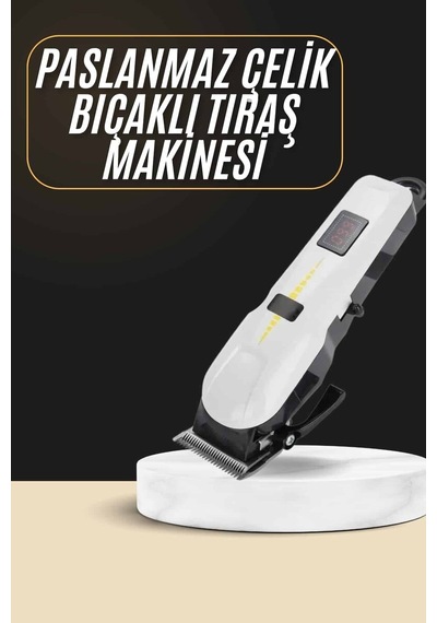 Northcity 2025 Model Şarjlı Dijital Saç Sakal Tıraş Makinesi - Islak Kuru Kullanıma Uygun