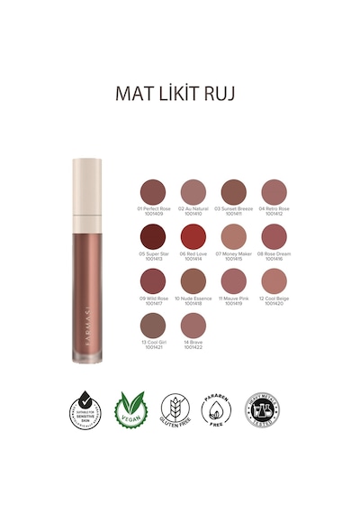 Farmasi Mat Likit Ruj 03 Sunset Breeze