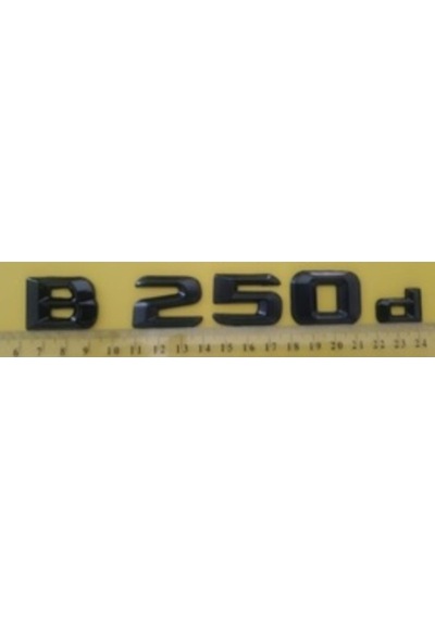 Mercedes Uyumlu Yazı B 250d Siyah