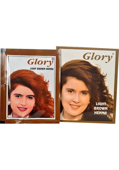 Glory Açık Kahverengi Hint Kınası (Light Brown Henna) 10 Gr Paket