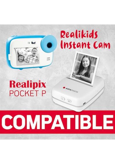 Realipix 3 Rulo Siyah-beyaz Termal Yazıcı Kağıdı, Realipix P Pocket Yazıcılar İçin Uygun