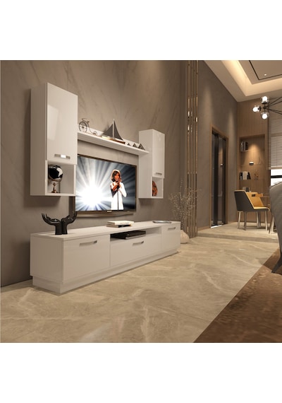 Decoraktiv Trendstyle 5da Mdf Tv Ünitesi Tv Sehpası Beyaz