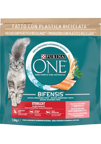 Purina One Somonlu Kısırlaştırılmış Kedi Maması 1500 G + Purina One Sterilcat Somon Kısırlaştırılmış Kedi Maması 2 x 85 G