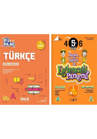 Ünlü Yayıncılık 5. Sınıf Türkçe Bil Bang Ve Lodos Eğlenceli Paragraf Soru Bankası Seti 2 Kitap
