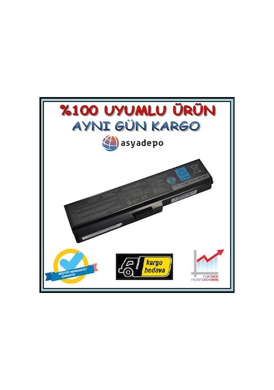Asya.Depo Toshiba Uyumlu Satellite L670-1Ed Batarya Pil