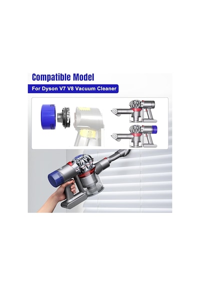 Dyson Uyumlu V7 V8 İçin Arka Motor Kapağı Muhafazası