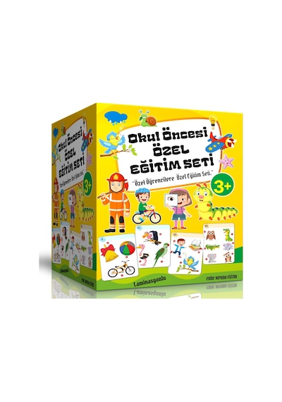 Okul Öncesi Özel Eğitim Seti 4 Süper Kitap Laminasyonlu