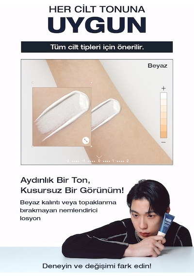 Dashu Mens Brightening Tone Up Aydınlatan Nemlendiren Ve Ton Eşitleyici Etki Sunan Losyon 50 ML