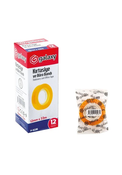 Fixpoint Kutulu Kırtasiye Bandı 12mmx33mt Galaxy P-5235