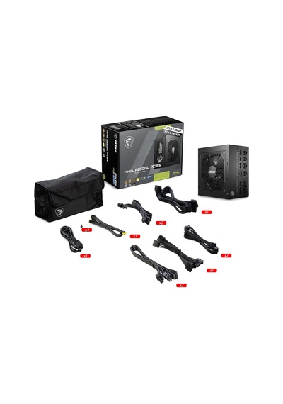 Mag 850w Güç Kaynağı 80 Plus Altın - Atx 3.0 Pcıe 5.0 Hazır - 12vhpwr Mag A850gl Pcıe5