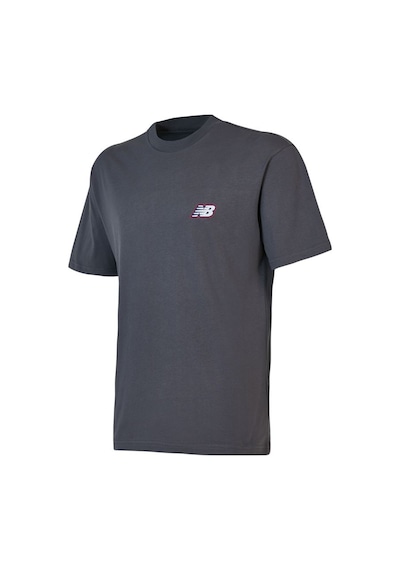 New Balance Nb Lifestyle Men Tshirt Erkek Gri T-shirt - Mnt1647