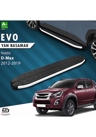 S-dizayn Isuzu D-max 2 Evo Aluminyum Yan Basamak 203 Cm 2012-2019