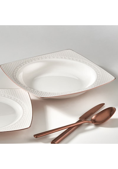Güral Bonenjoy 8 Parça 2 Kişilik Bone Yemek Takımı - Copper Bakır