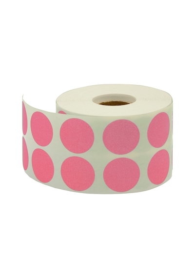 Tanex Nokta Etiket 20MM Pembe 2500'lü