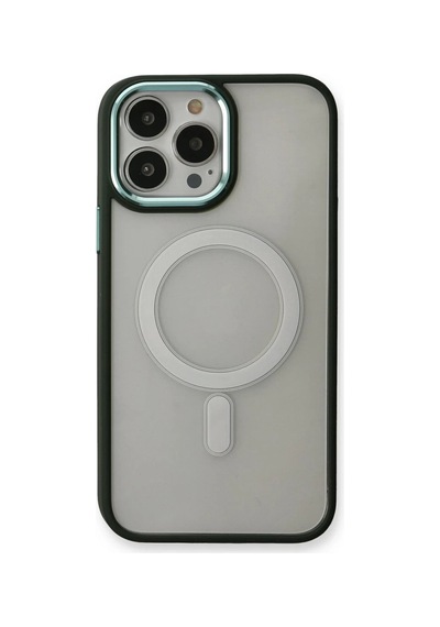 İphone 14 Pro Max Kılıf Room Magneticsafe Silikon - Köknar Yeşili