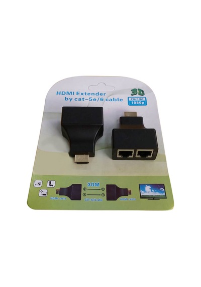 Rj45 Hdmi Ekleme Ek Uzatici Cat5 5E 6 Kablosu Extender