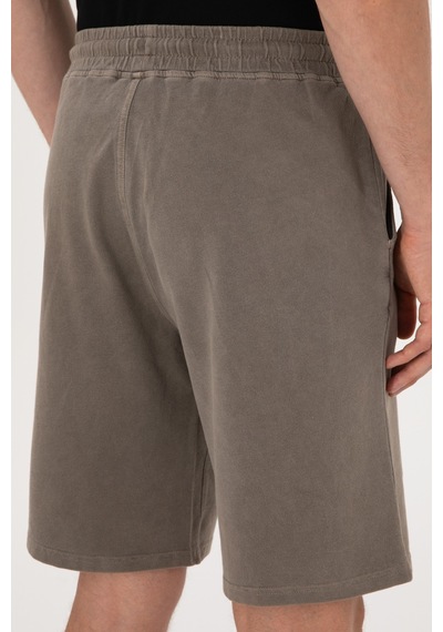 U.s. Polo Assn. Erkek Vizon Şort Örme 50298037-vr052 Vizon
