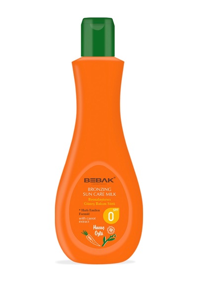 Bebak Havuç Özlü Bronzlaştırıcı Güneş Bakım Sütü 120 ML
