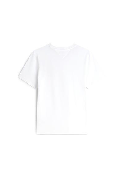 Tommy Hilfiger Erkek Brand Love Text Stack Beyaz T-shirt-13210 Beyaz