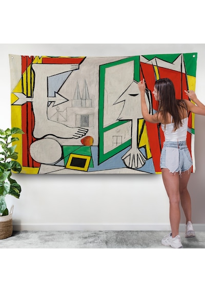 Pablo Picasso - Açık Pencere Duvar Örtüsü - La Fenetre Ouverte-7091