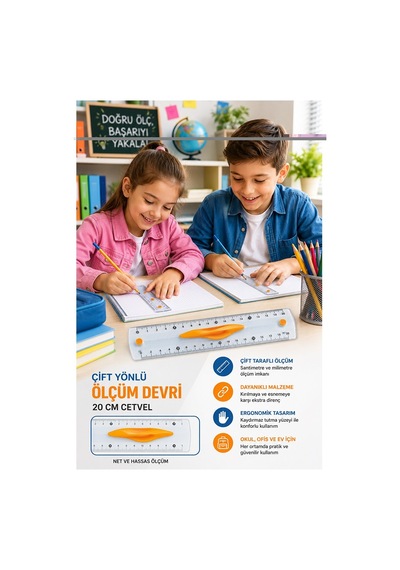 Dayanıklı Plastik Cetvel 20 Cm 1adet Bic Plastik Cetvel Şeffaf Geometri Çizim Cetveli Kavraması Kolay Cetvel Okul Sınıf