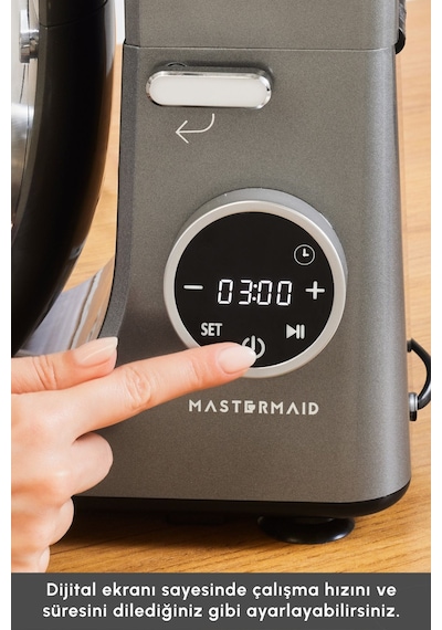 Karaca Mastermaid Chef Ultra D2000 W Dijital Ekranlı Hamur Yoğurma Makinesi