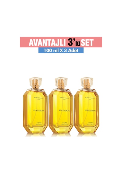 Alberto Taccini Passion Kadın Parfüm EDP 3 x 100 ML