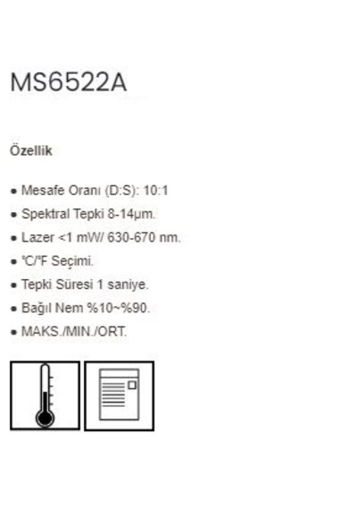 Mastech Ms6522a Termometre