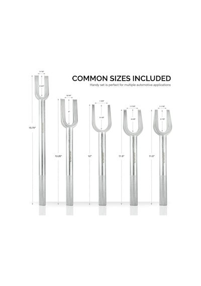 Neiko 20687a Rotil Ayırıcı Rot Ucu Sökücü Turşu Çatal Seti / 5 Parça / Otomotiv Özel Aracı Genel