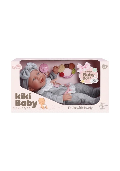 Kiki Baby Çıngıraklı Gerçekçi Oyuncak Bebek