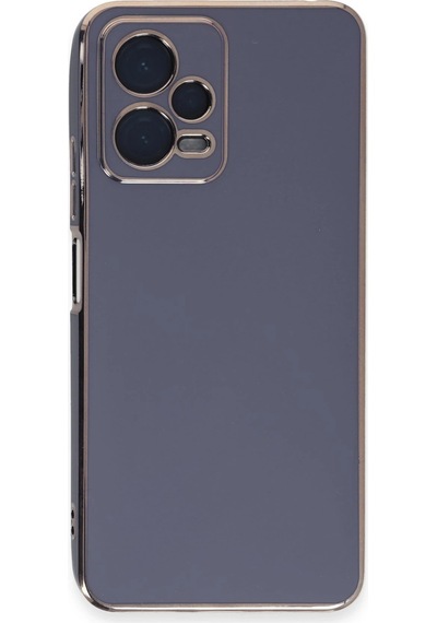 Newface - 819 - Xiaomi Redmi Note 12 Pro Plus Kılıf Volet Silikon - Csmo-tex - - Mavi