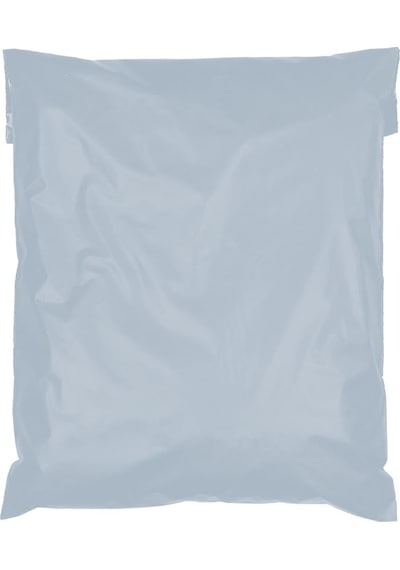 Baskısız Cepsiz Gri Kargo Poşeti 25x30+5 Cm - 100 Adet