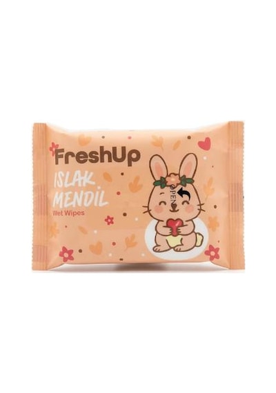 Freshup 20'li Islak Mendil Tavşan Figürlü Tekli
