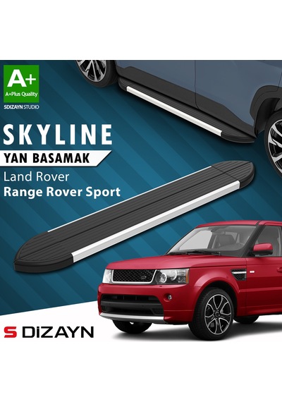 S-dizayn Land Rover Range Rover Sport Skyline Aluminyum Yan Basamak 183 Cm 2005-2013 A+ Kalite