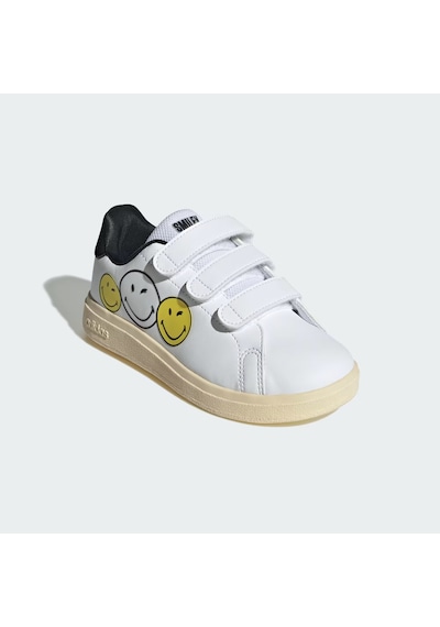 Adidas Advantage Smiley Cf C Unisex Çocuk Spor Ayakkabı Ih6251 Beyaz