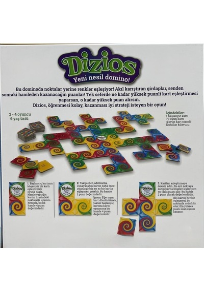 Dizios Eğitici Akıl Ve Zeka Kutu Oyunu - Renkli Girdaplar, Büyük Eğlence