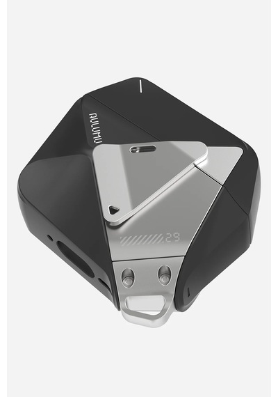Apple Uyumlu Airpods 4 Geometrik Desenli Kilitleme Mekanizmalı Ve Askı İpli Kılıf A29 Siyah