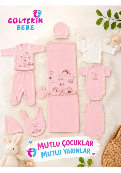 Zıpır Ayıcıklı 10 Lu Hastane Çıkışı 0-3 Aylık -5100450 - Pembe