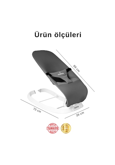 Mamma Rocker Yeni Nesil Çift Sallama Fonksiyonlu Ana Kucağı Anne Sallar + Bebek Kendini Sallar