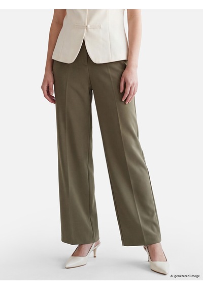Lcw Vision Haki Regular Fit Kadın Pantolon